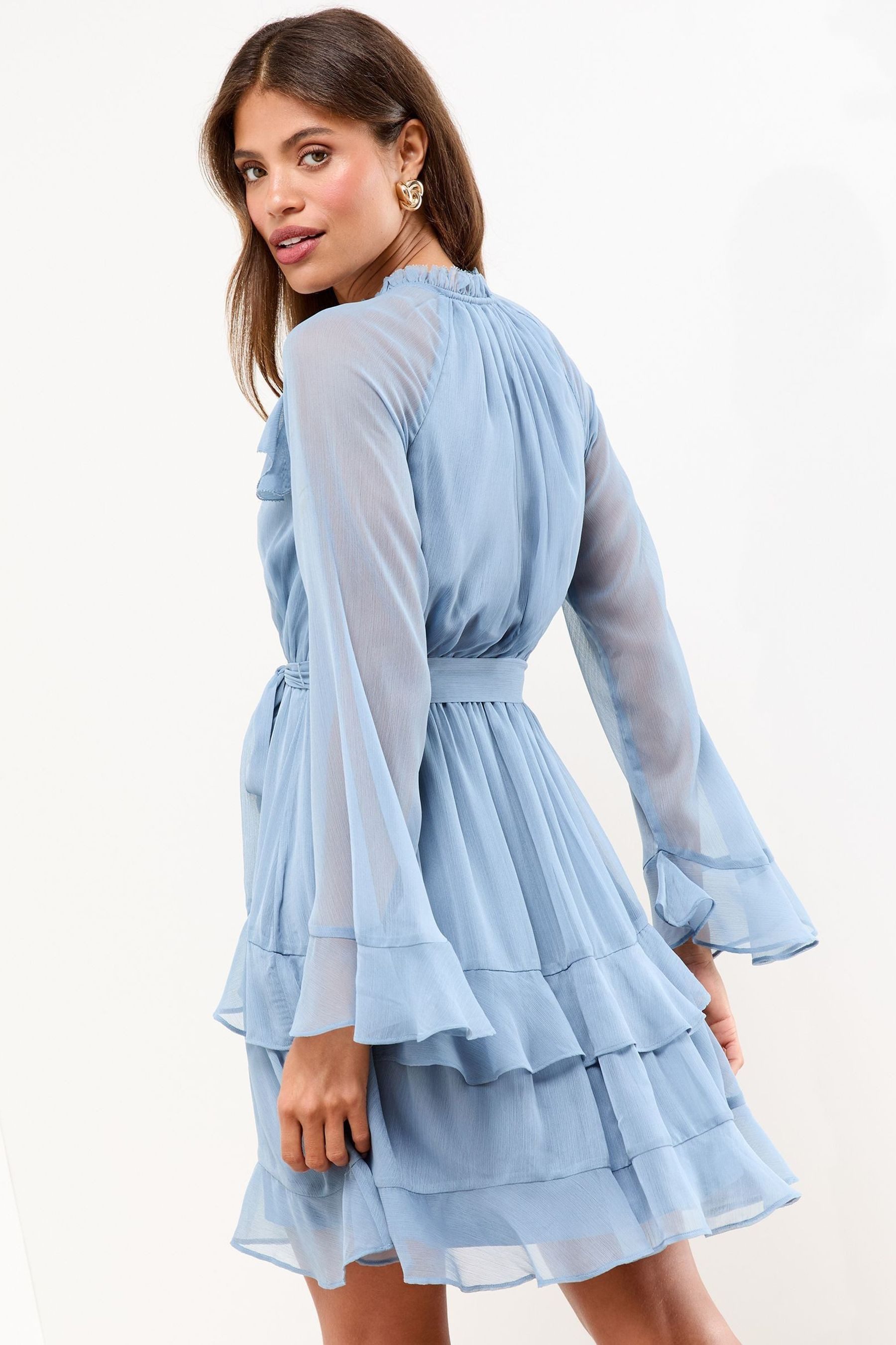 LIPSY Minikleid Lipsy Mini-Etuikleid mit Rüschen, Petite (1-tlg) günstig online kaufen