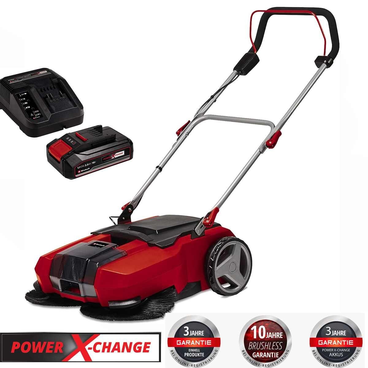 Einhell Kehrmaschine Einhell Akku Kehrmaschine TE-SW 18/610 Li + Akku 2.5 Ah / Ladegerät