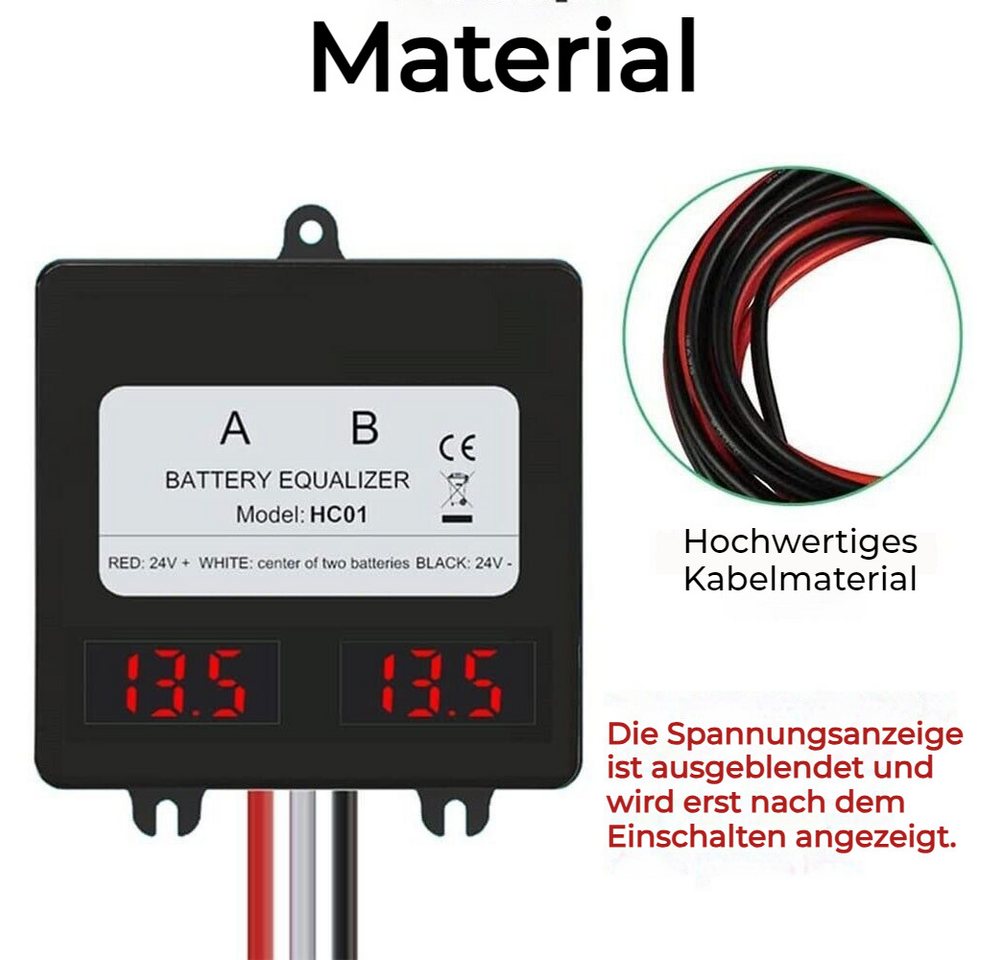 Thumbnail - PRIISF Solarmodul Batterie Balancer Equalizer Ladungsausgleicher Solar System Ausgleiche, (5A Batterie Protect Ausgleich...