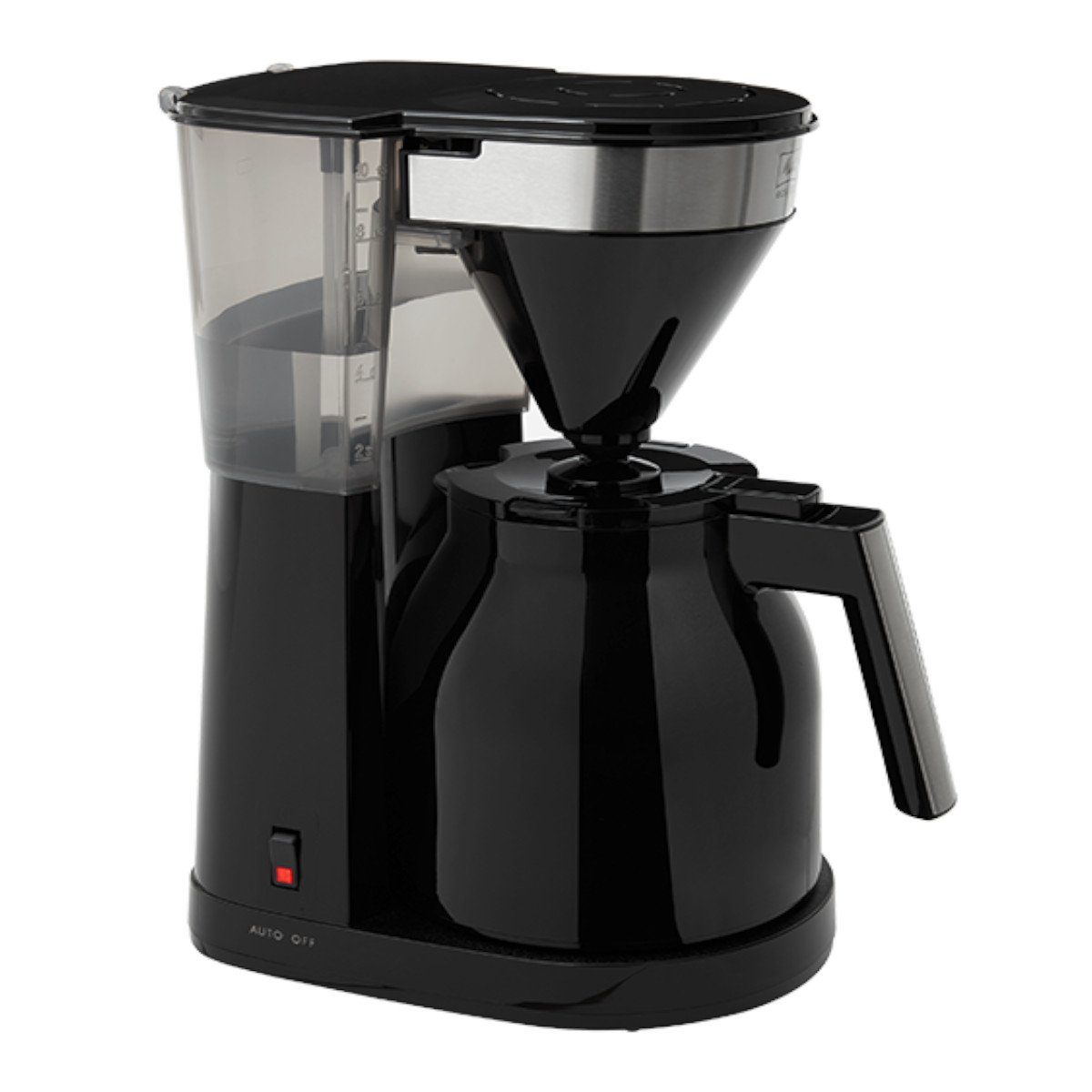 Melitta Filterkaffeemaschine EasyTop Therm Stahl 1023-10, 1x4 schwarz