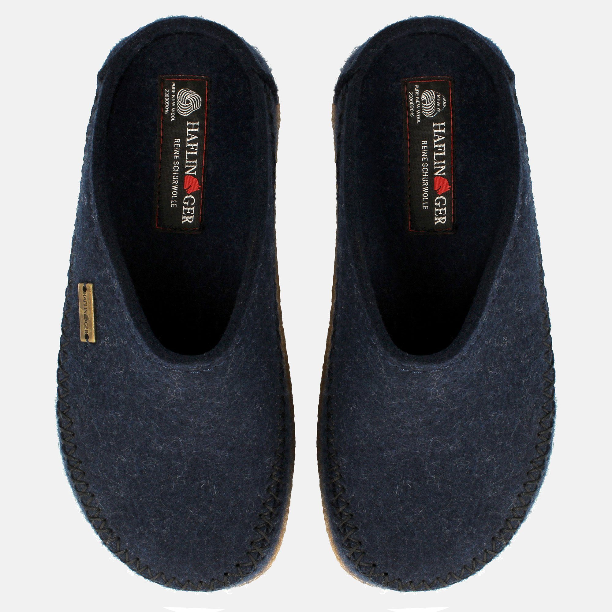 Haflinger Blizzard Credo Filzpantoffel mit Gummisohle Hausschuh Hausschuh – Bild 3 von 5