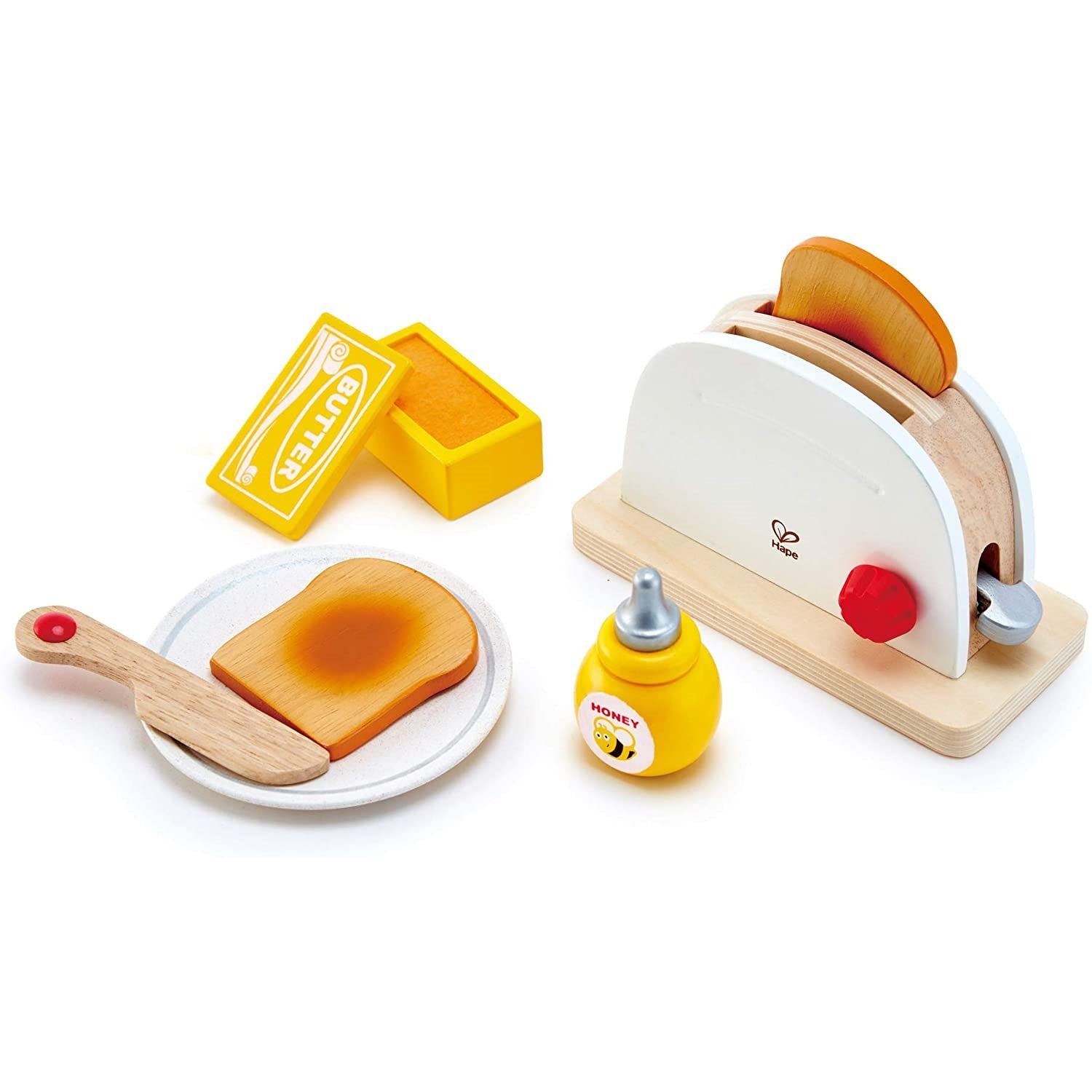 Hape Kinder-Toaster E3148 Pop- up -Toatser-Set günstig online kaufen