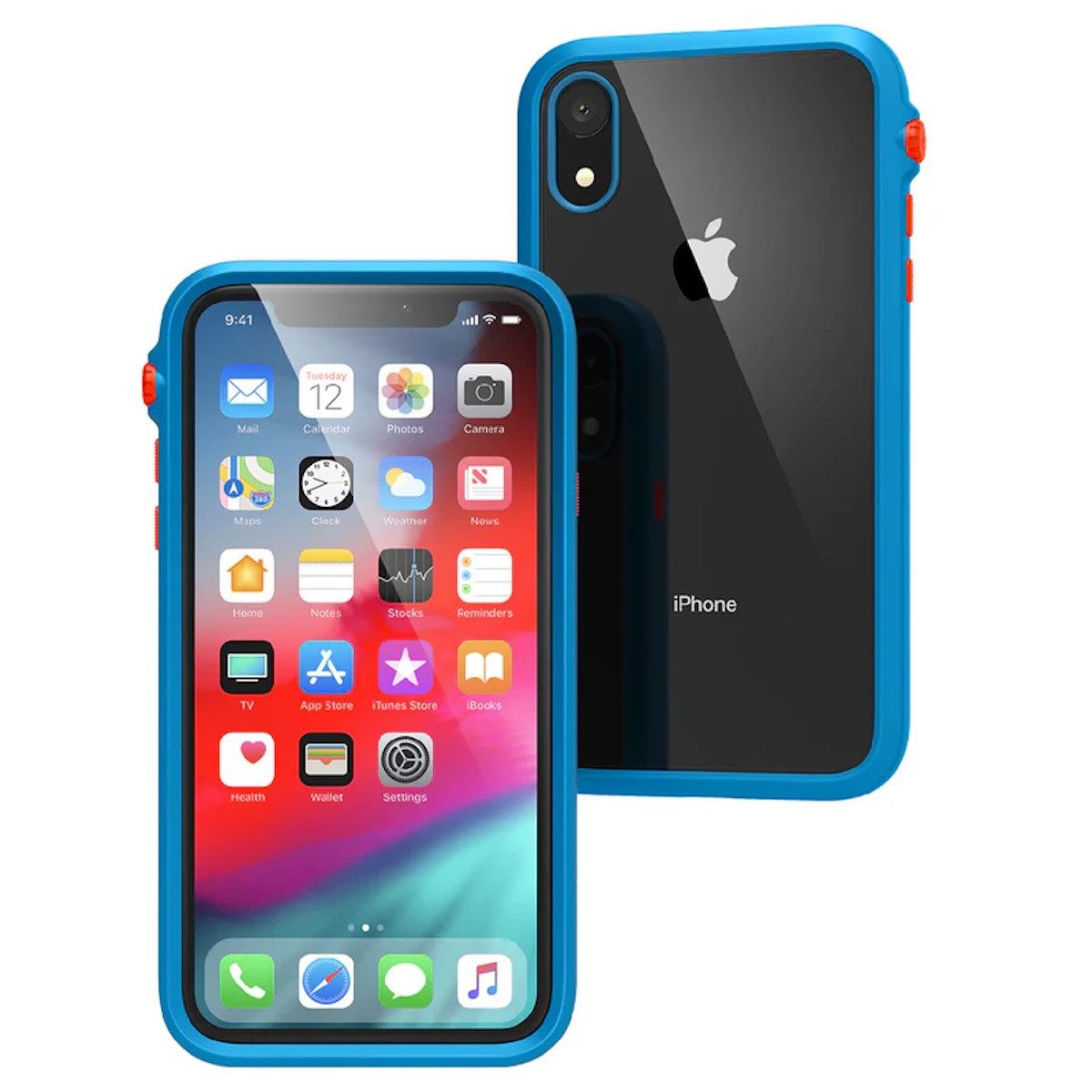 Catalyst Smartphone-Hülle Impact Protection Case, für iPhone XR, Blueridge/Sunset