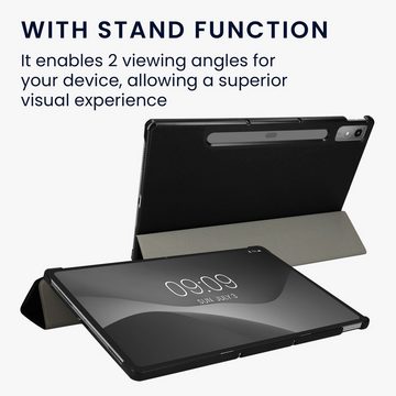 kwmobile Tablet-Hülle Hülle für Lenovo P12 (2023), Tablet Smart Cover Case Schutzhülle mit Ständer
