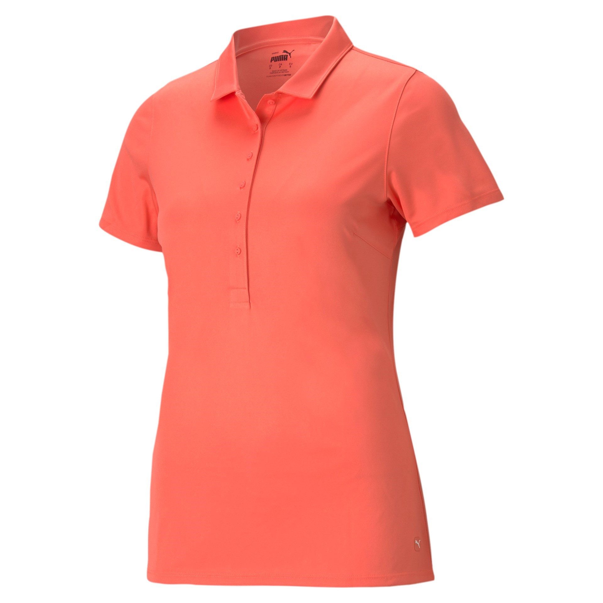 PUMA Poloshirt Puma Golf Polo Rotation 'Georgia Peach' Damen
