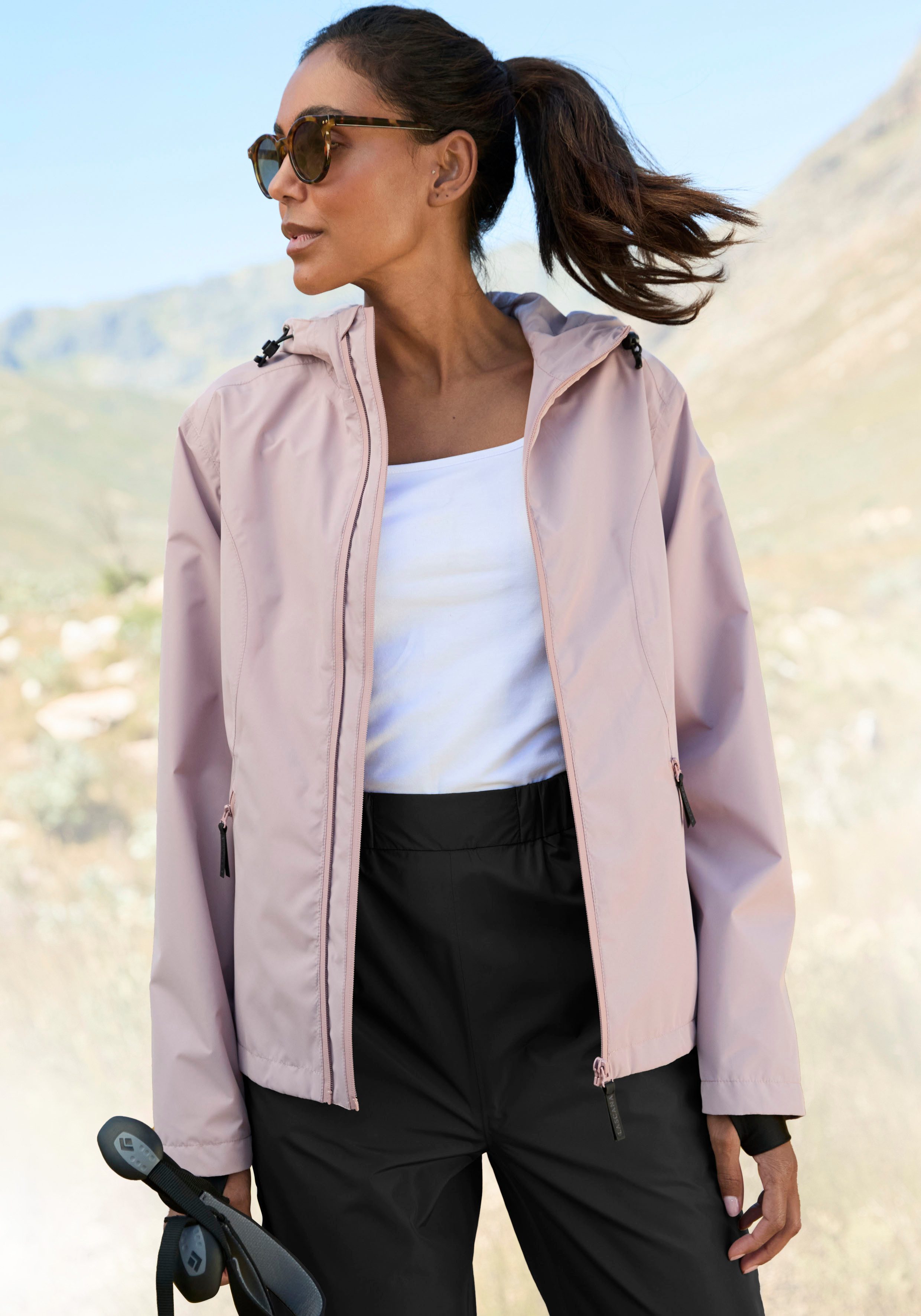 vivance active Funktionsjacke aus schmutz-und wasserabweisendem Material