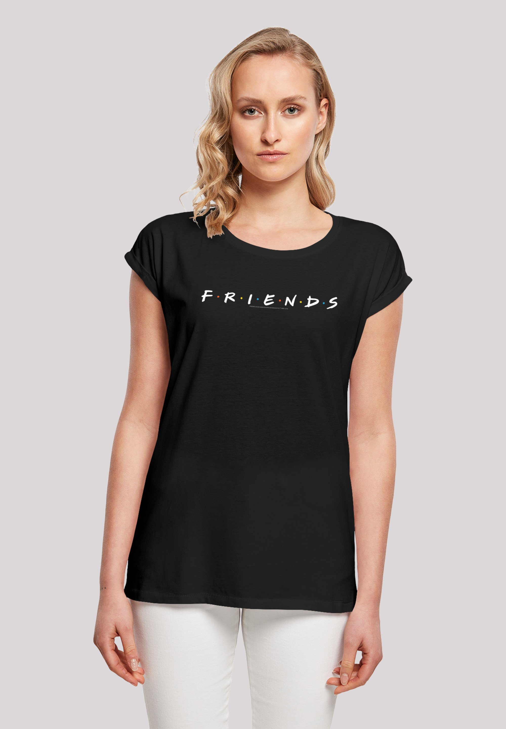 F4NT4STIC T-Shirt Logo\' lizenziertes TV Offiziell Serie Text Print, T-Shirt Friends \'FRIENDS