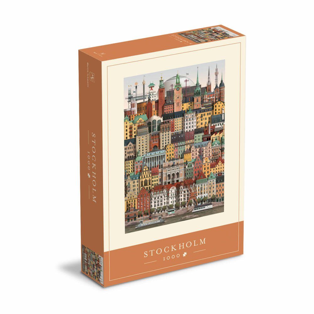 Martin Schwartz Puzzle Stockholm 50 x 70 cm, 1000 Puzzleteile günstig online kaufen
