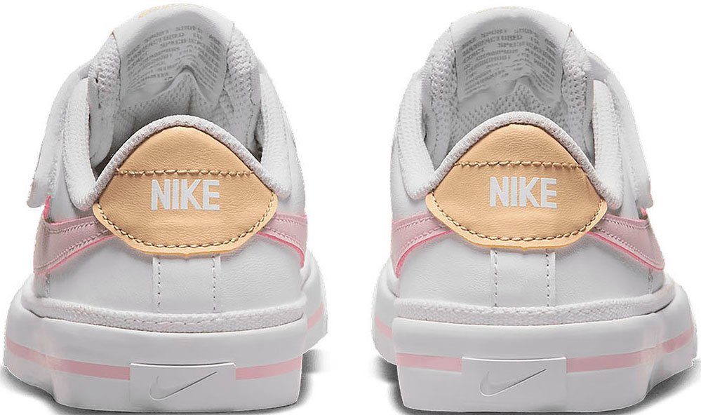 Nike Sportswear COURT LEGACY (PS) Sneaker weiß-rosa