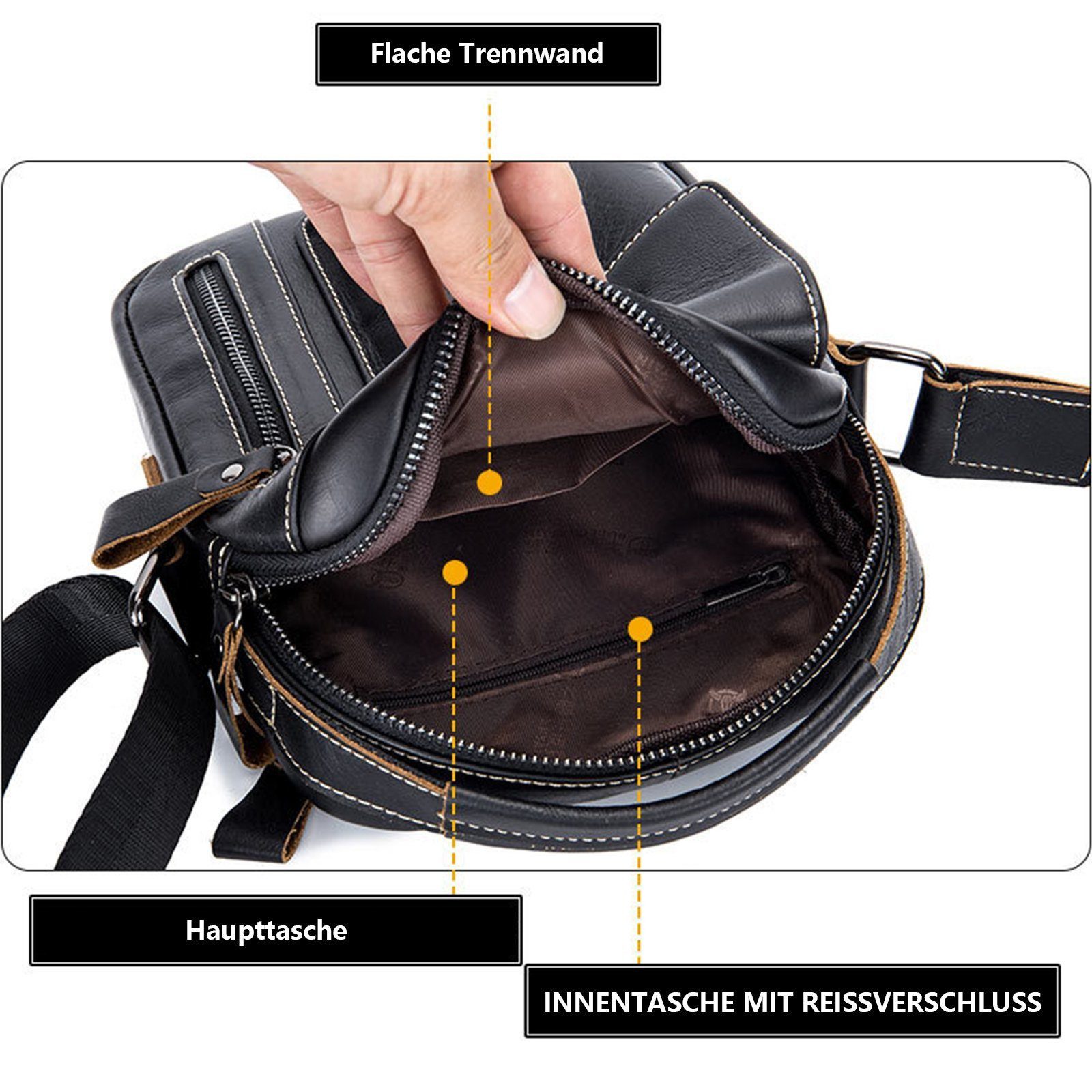 LIANNA Notebook-Rucksack Laptoprucksack 40L, Anti-Diebstahl, mit 3 Taschen, Reise & Arbeit (Set, 1-tlg., Reiserucksack 40L, Laptopfach, Anti-Diebstahl, mit 3 Taschen), Großes 40L Volumen – viel Platz für Laptop, Kleidung & Zubehör