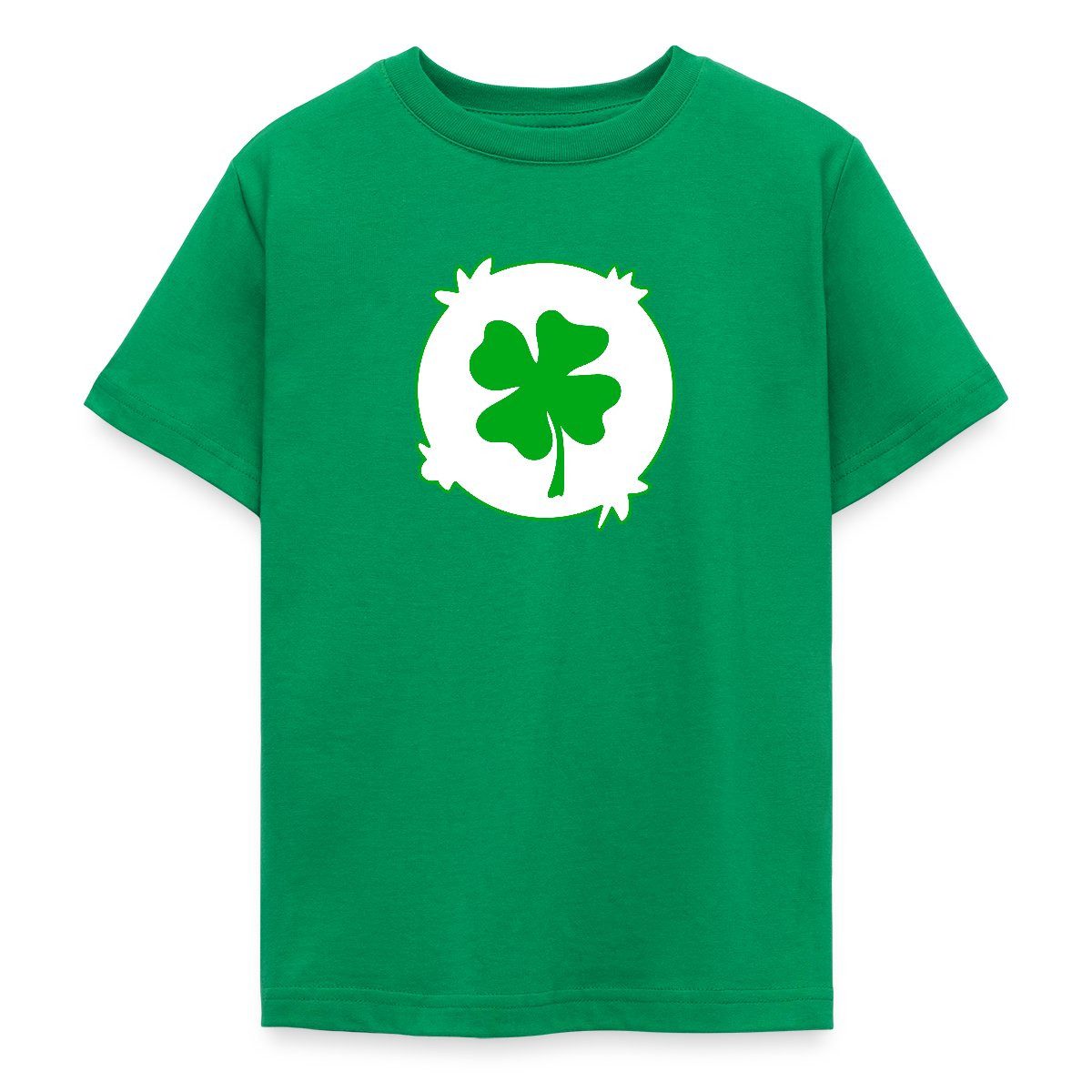 T-Shirt Bärchi Glücksbär Glück Grün Karneval Teenager T-Shirt