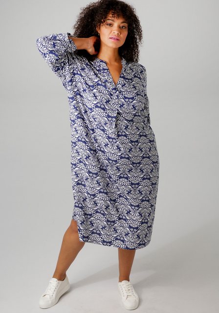 Aniston PLUS Sommerkleid mit farbharmonischem, graphischem Druck - NEUE KOL günstig online kaufen