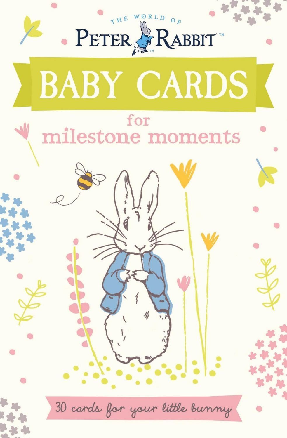 Peter Rabbit Baby Cards: for Milestone Moments / diverse, 30 Cards for your little bunny