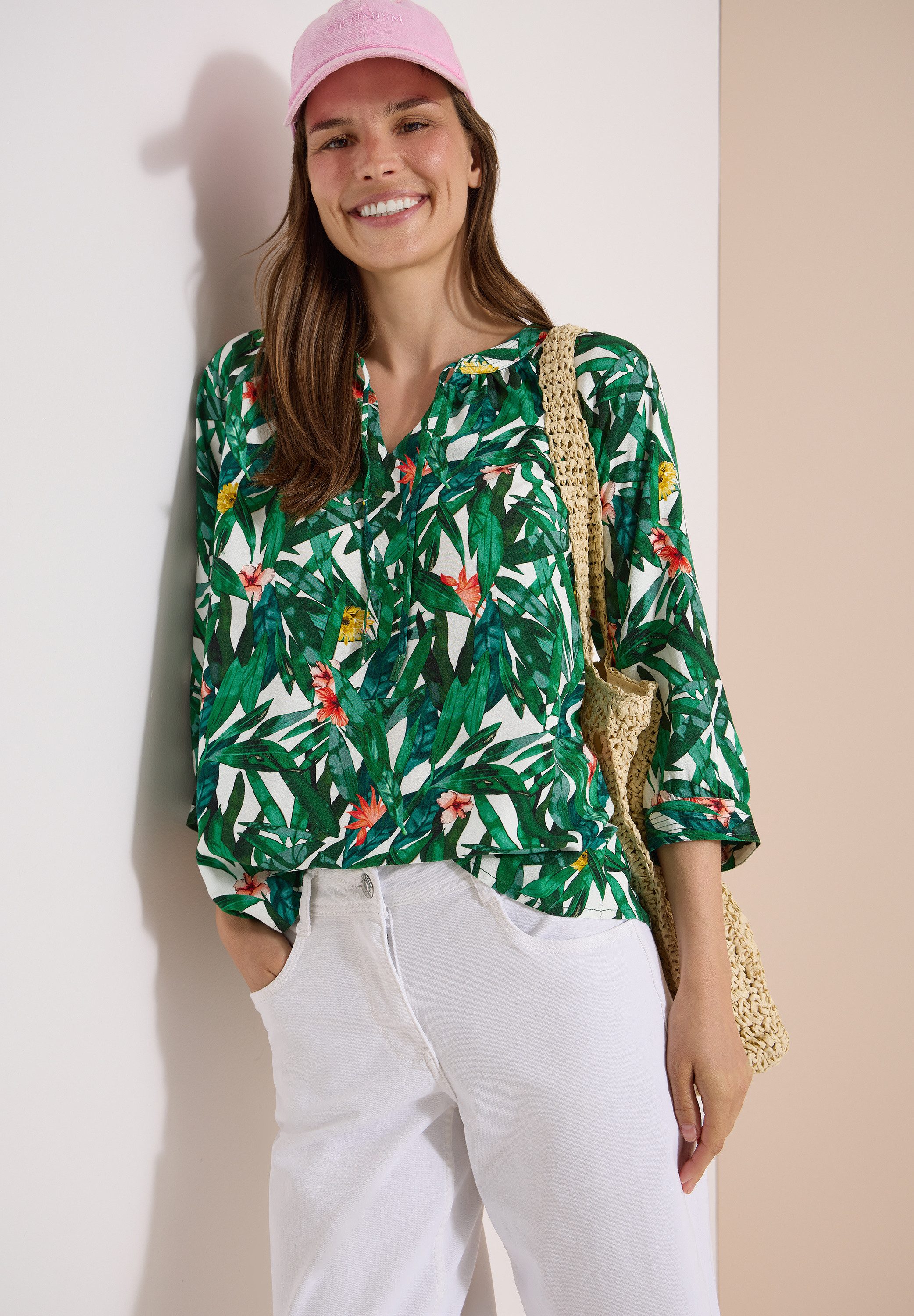 CECIL Shirtbluse mit 3/4 Ärmeln