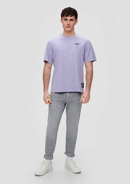 QS Stoffhose Jeans Shawn / Regular Fit / Mid Rise / Tapered Leg Waschung