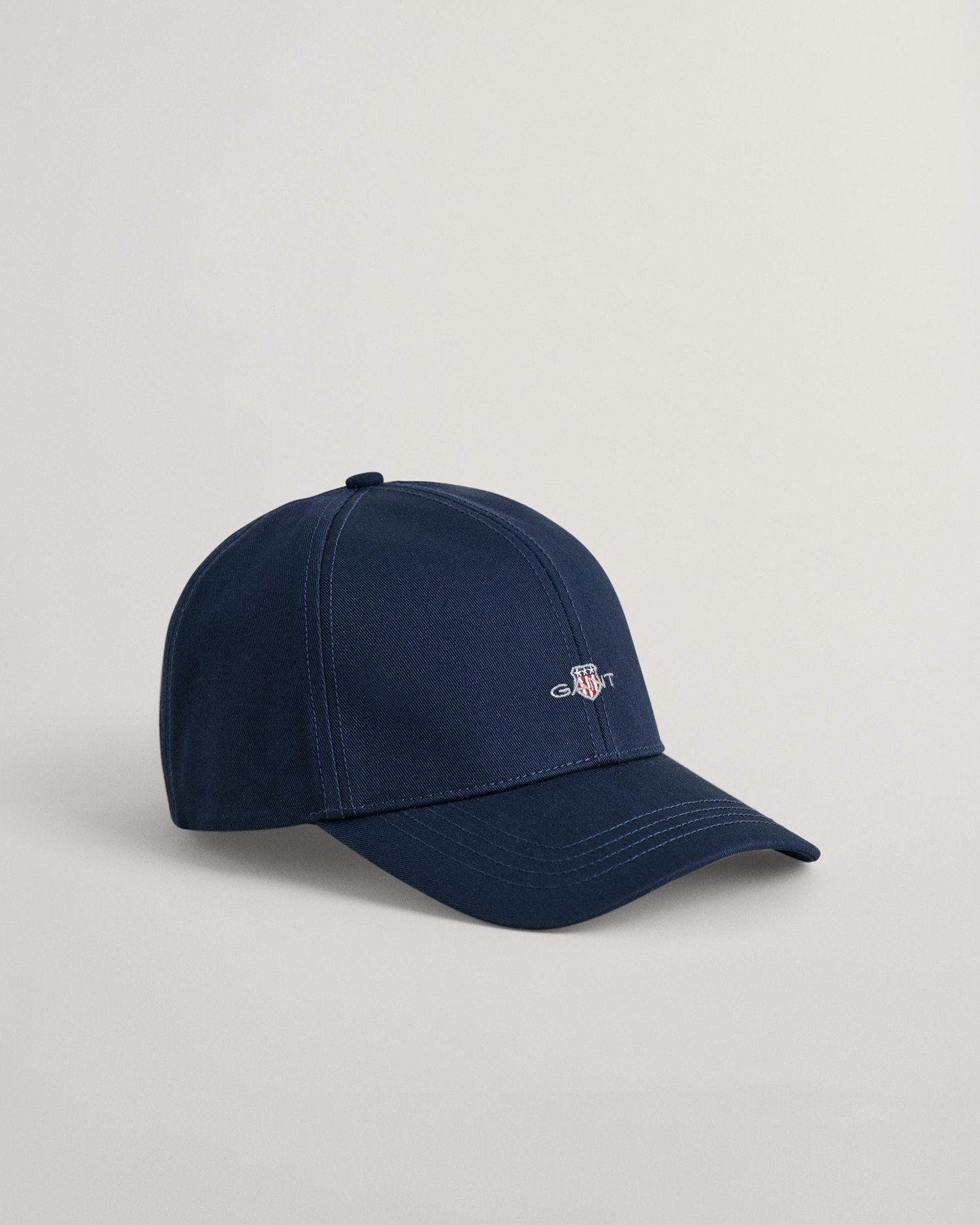 mit CAP Baumwolle, Logostickerei Classic HIGH 100% Cap MARINE UNISEX. Gant SHIELD Baseball vorne,