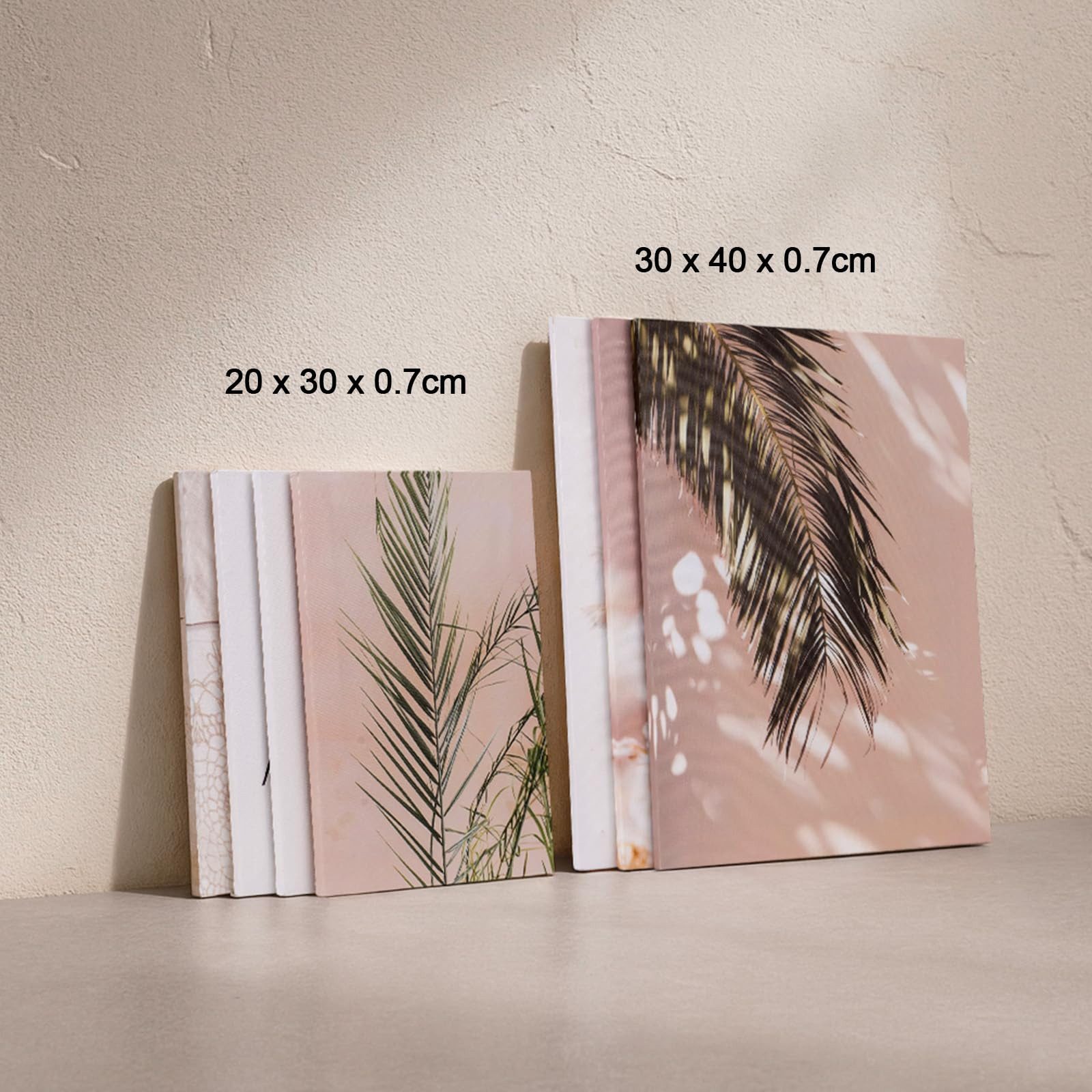 Youyijia Poster Wandbilder Boho Pampasgras 7-teiliges Poster Set,Moderne Wandbilder