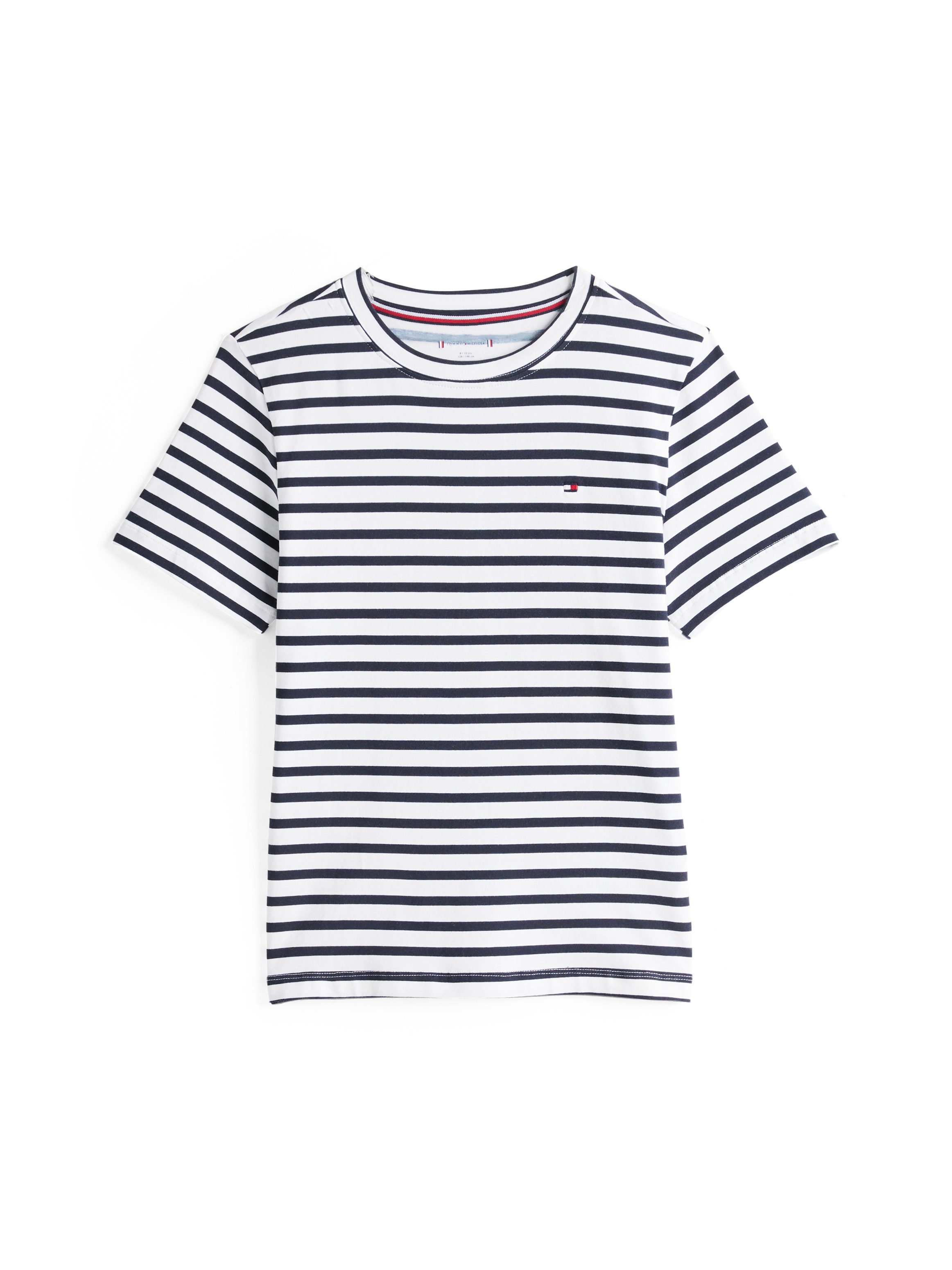 Tommy Hilfiger Underwear Pyjama S/S JERSEY PJ SET (Set, 2 tlg., 2er) mit Logostickerei