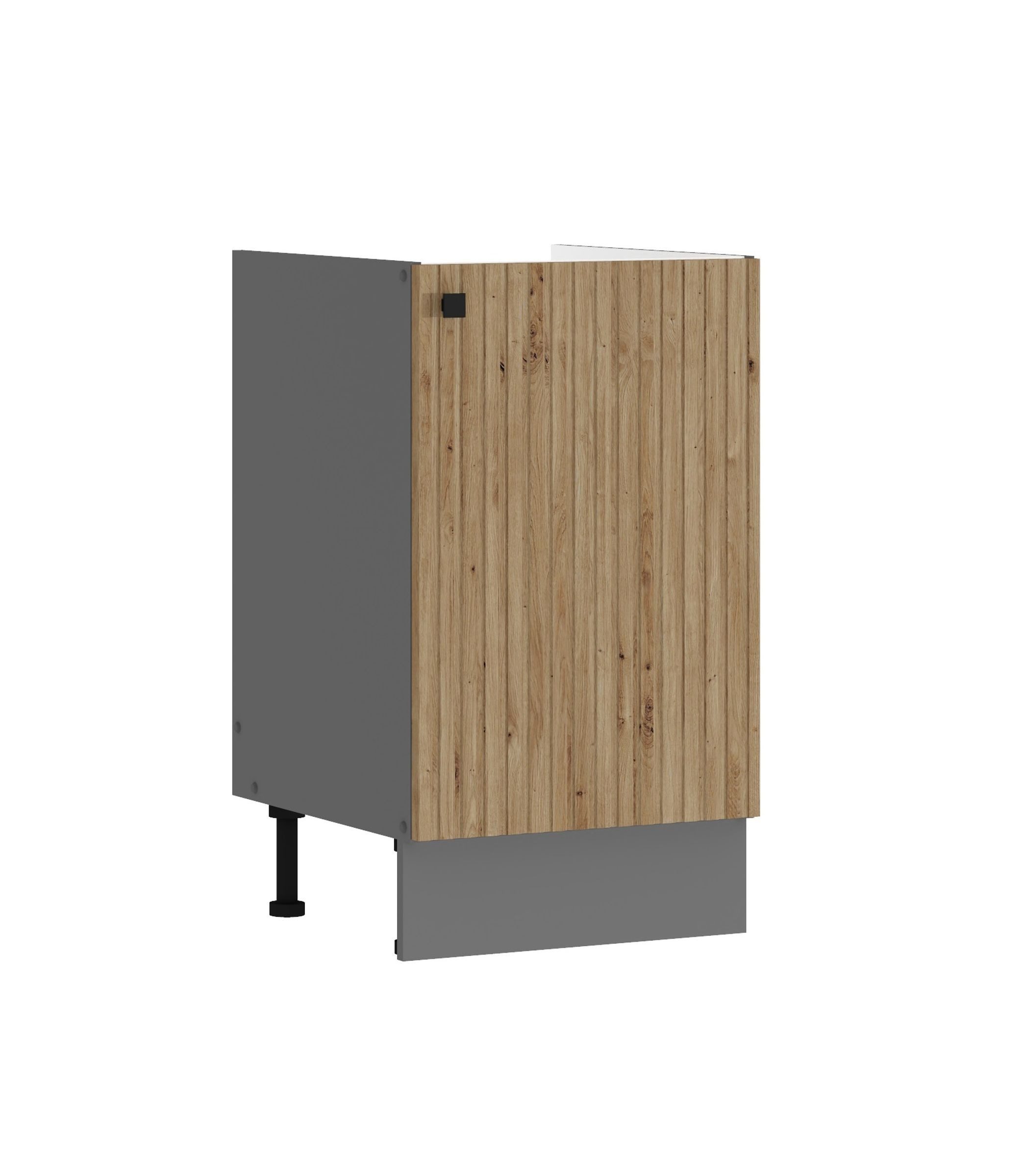 Küchen-Preisbombe Spülenunterschrank 50 cm Küche AVA Eiche Artisan Lamellen Optik Кухниzeile Einbauküche