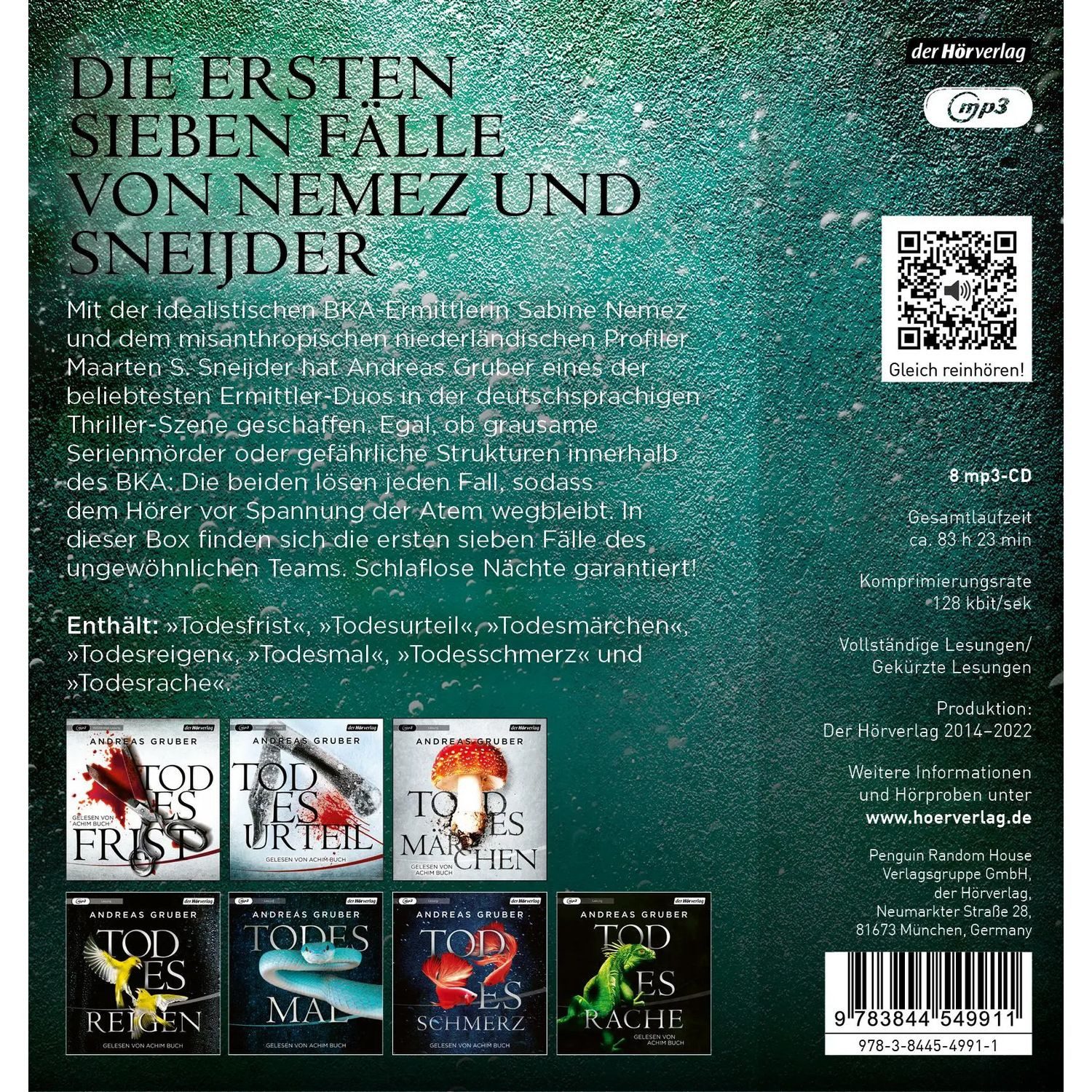 Der HörVerlag Hörspiel Todes-Box. Die ersten sieben Fälle von Nemez und Sneijder¿