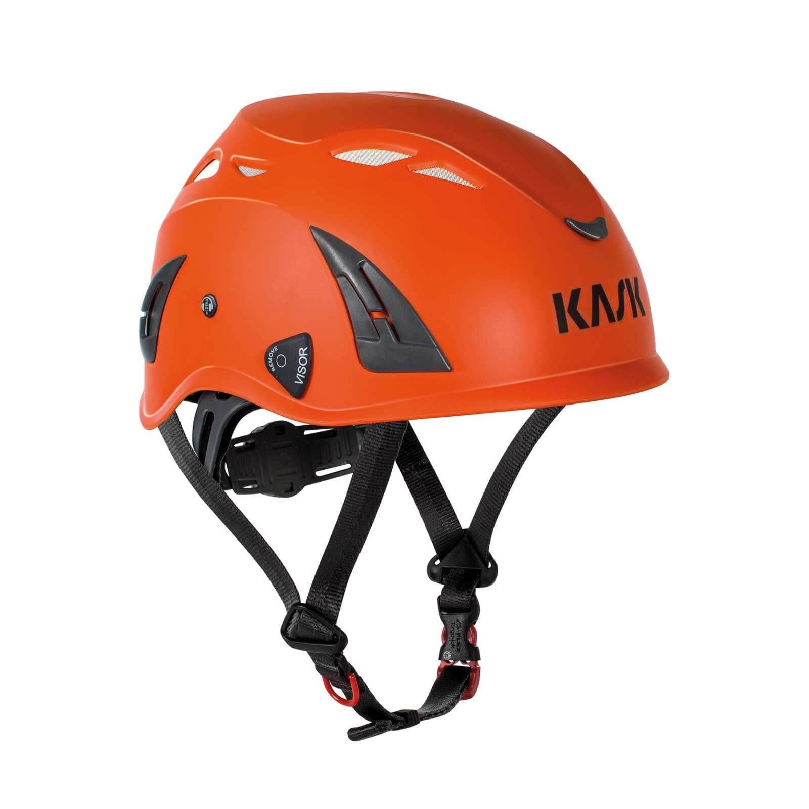 Kask Schutzhelm Industriekletterhelm Plasma - Arbeitsschutzhelm, Drehrad orange AQ