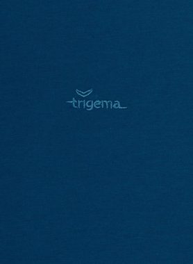 Trigema T-Shirt TRIGEMA T-Shirt aus Biobaumwolle mit Brusttasche (1-tlg)