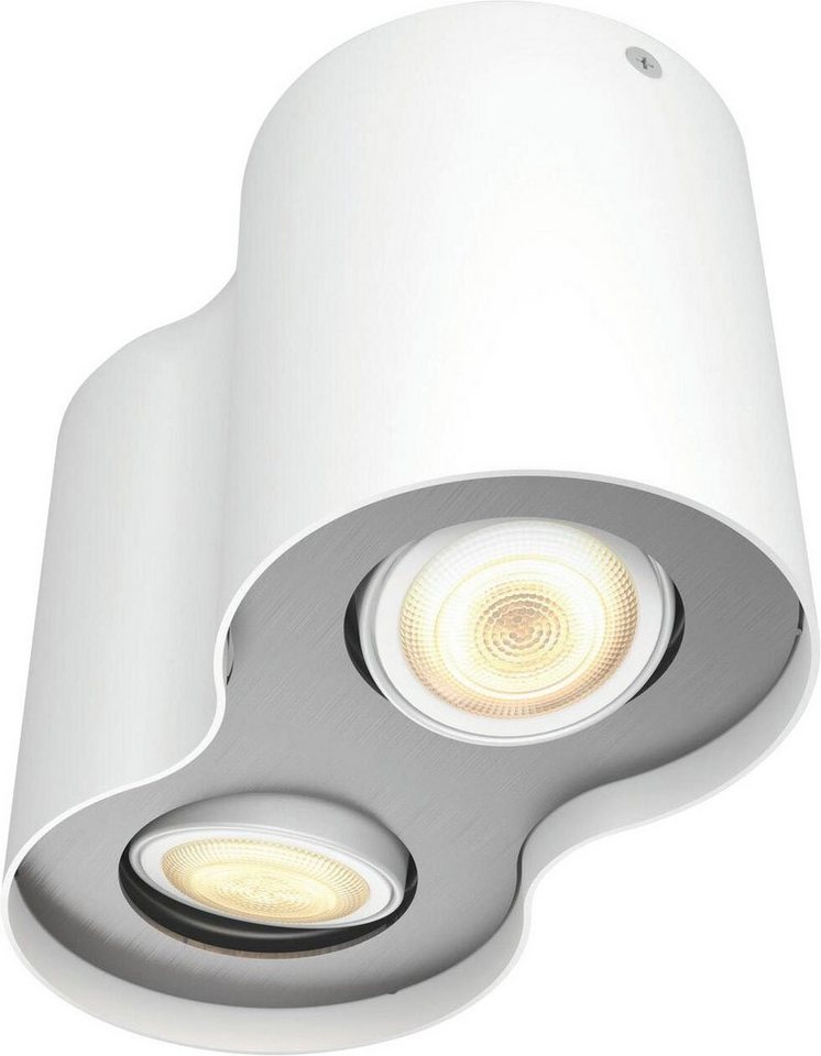 Philips Hue LED Flutlichtstrahler Pillar, Dimmfunktion, Leuchtmittel  wechselbar, Warmweiß