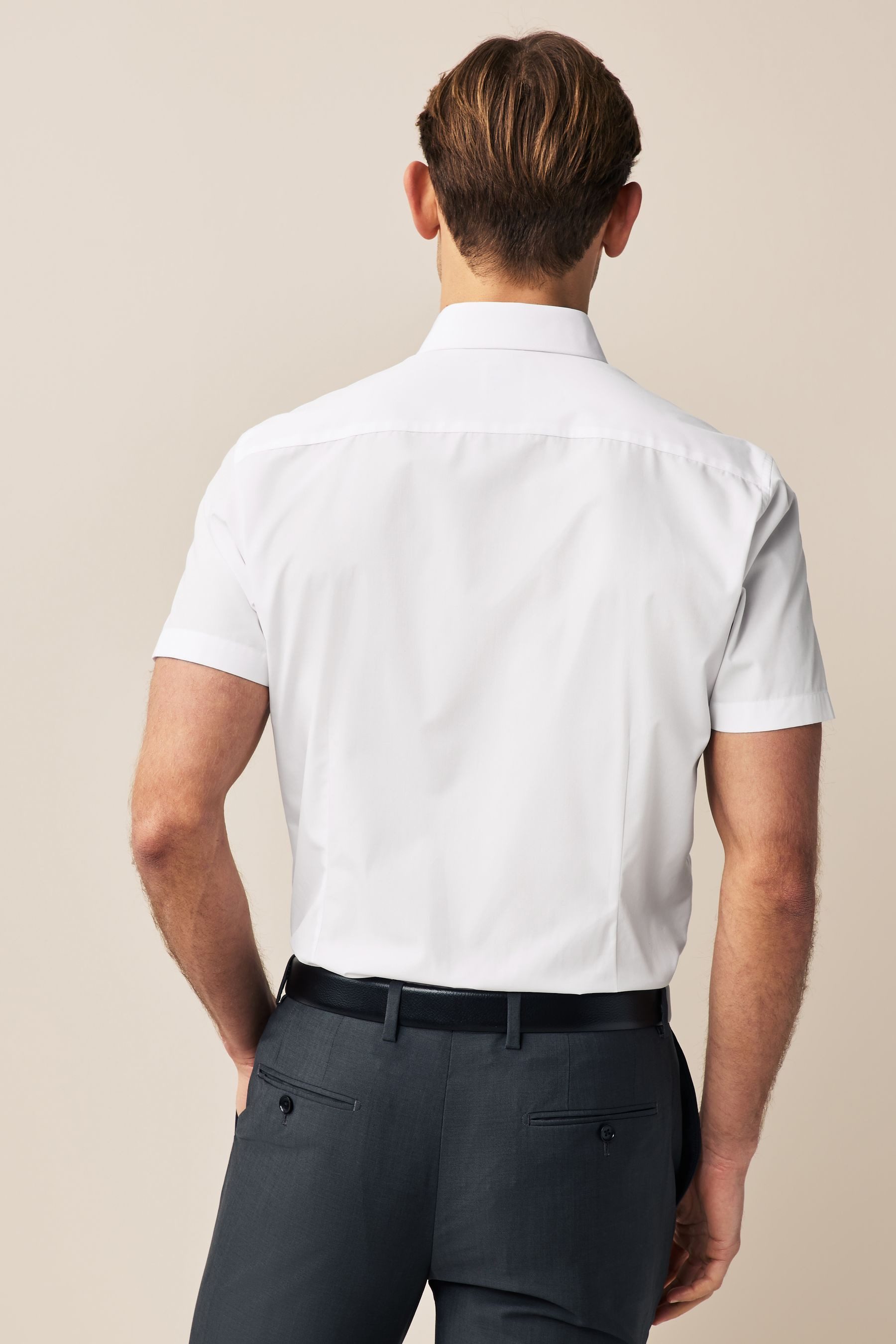 Next Kurzarmhemd Kurzärmeliges Slim Fit Hemd günstig online kaufen