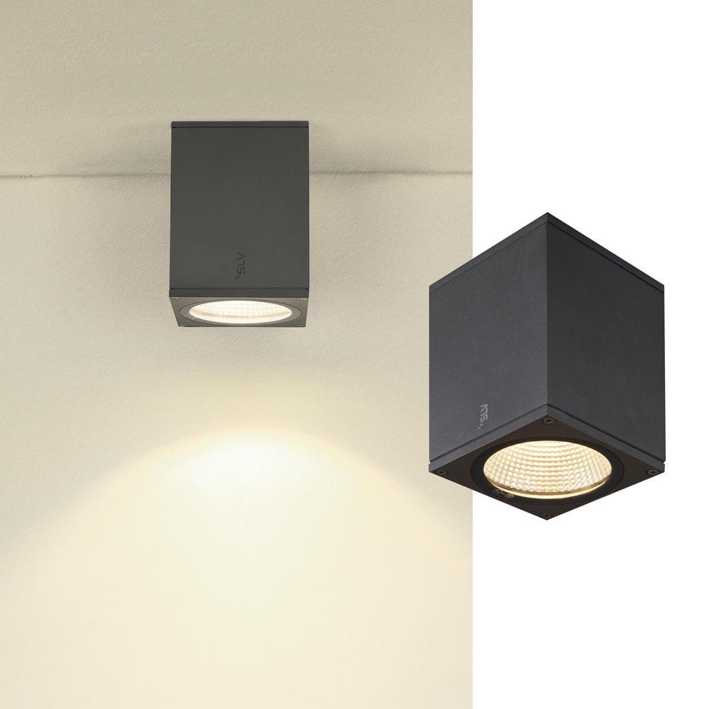 SLV Außen-Wandleuchte LED Deckenleuchte Enola, LED