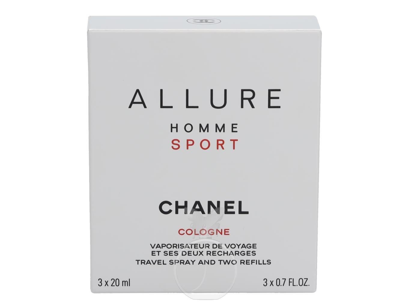 Allure Eau mit Homme Chanel Sport x de 20 Eau Zerstäuber Cologne ml 3 Cologne CHANEL de