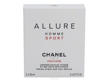CHANEL Eau de Cologne Chanel Allure Homme Sport Eau de Cologne 3 x 20 ml mit Zerstäuber