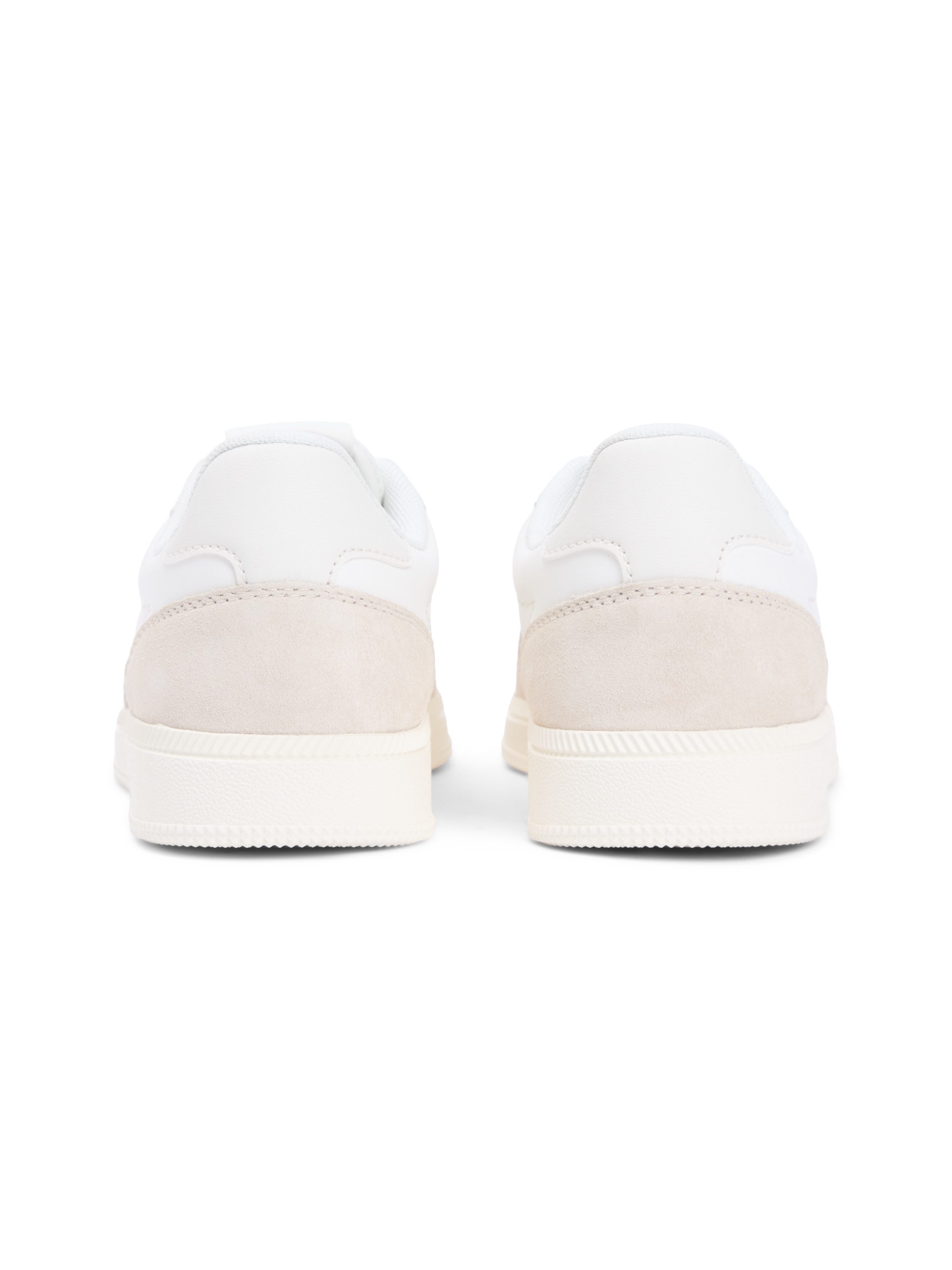 Tommy Jeans THE GREENWICH EDGE LEATHER Plateausneaker Freizeitschuh, Halbschuh, Schnürschuh mit goldfarbenem Logoschriftzug