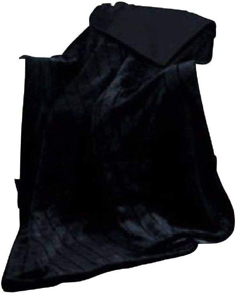 Wohndecke Kuscheldecke, Polar Luxusdecke, 150 x 200 cm, schwarz, JOKA  international | Wohndecken