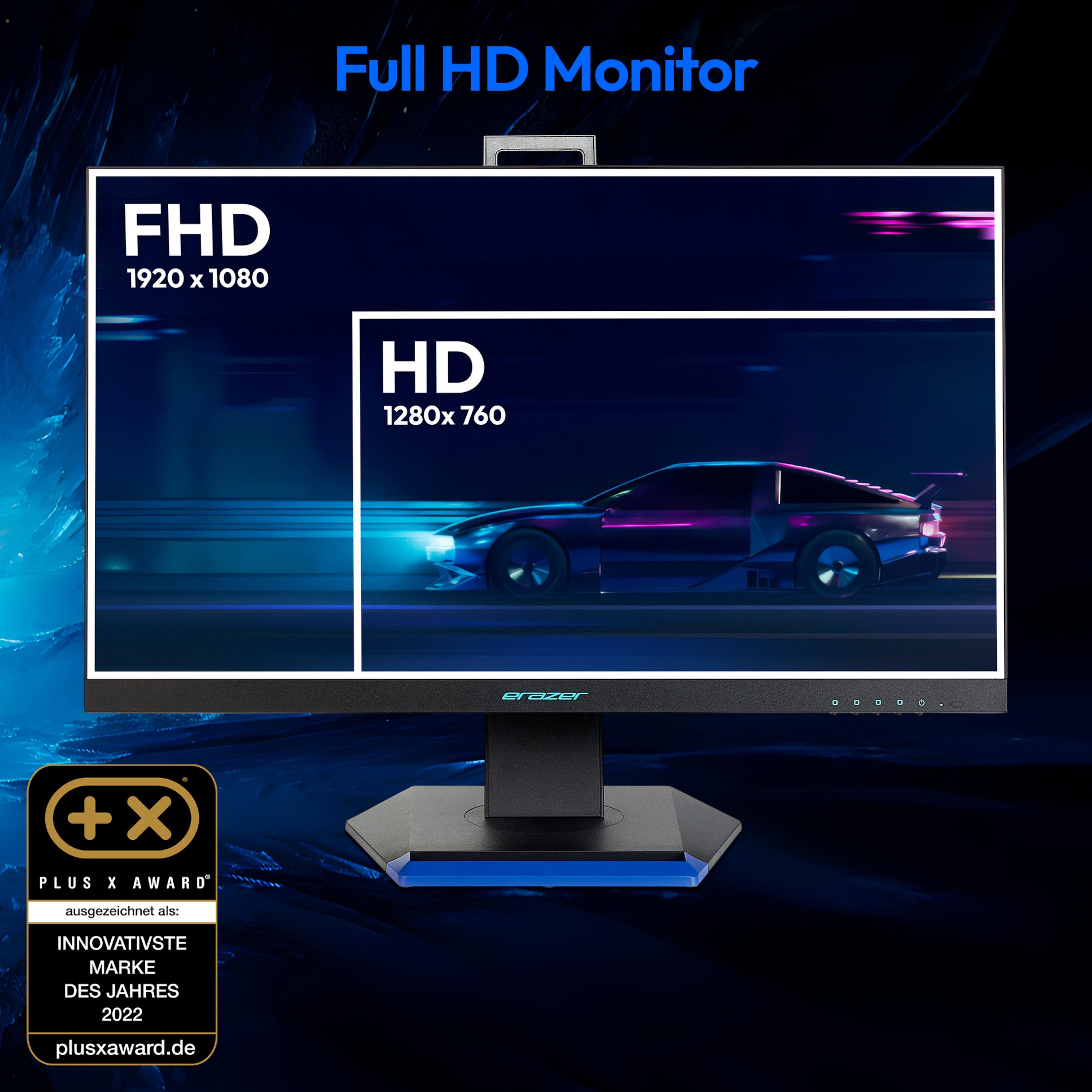 ERAZER X40 (MD21725) Gaming-Monitor (62.2 cm/24.5 ", 1920x1080 px, 1080p Full HD, 1 ms Reaktionszeit, 180 Hz, Full HD, Full-HD Display, SPECTATOR X40)