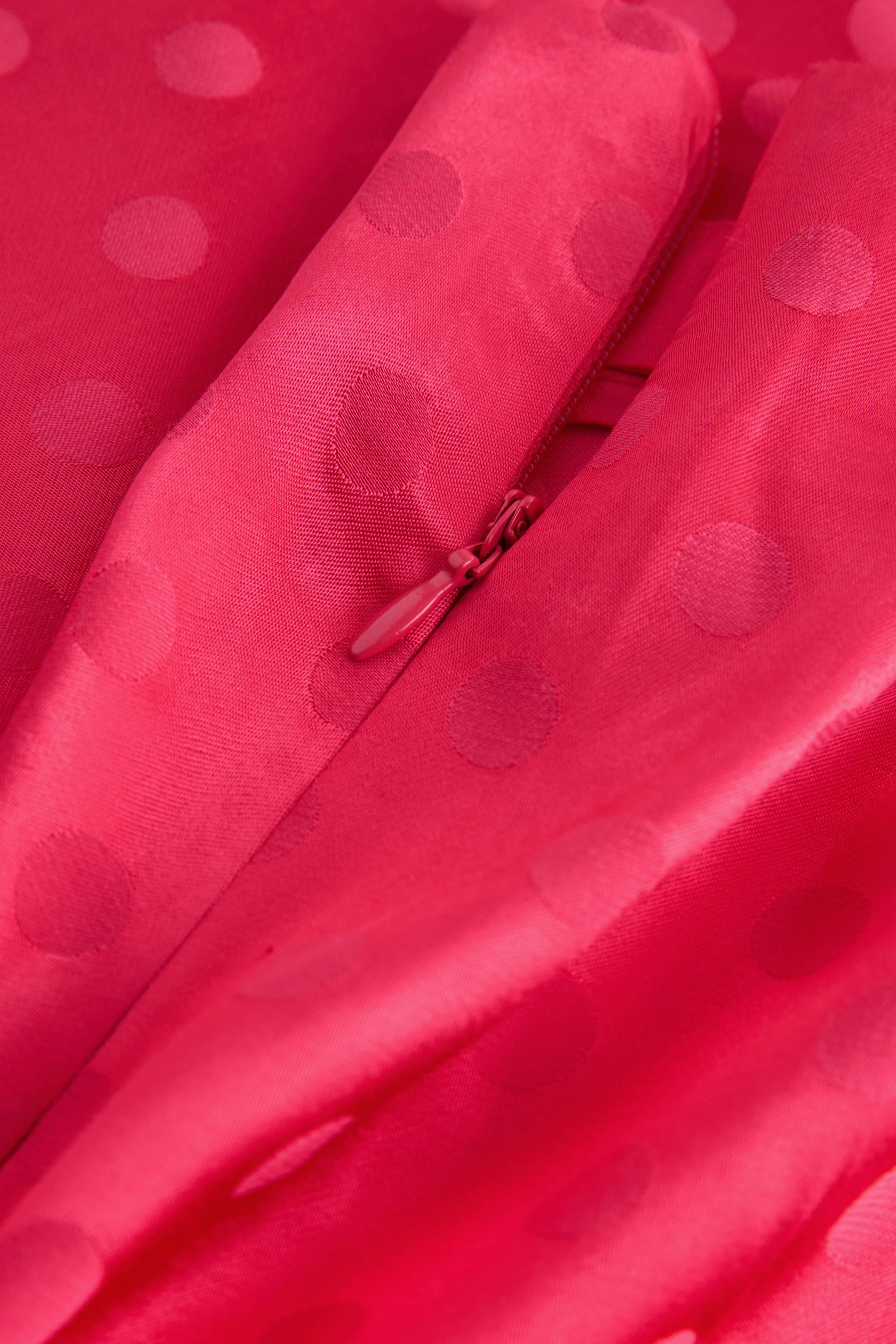Next Midirock Jacquard-Satinrock mit Tupfen (1-tlg)