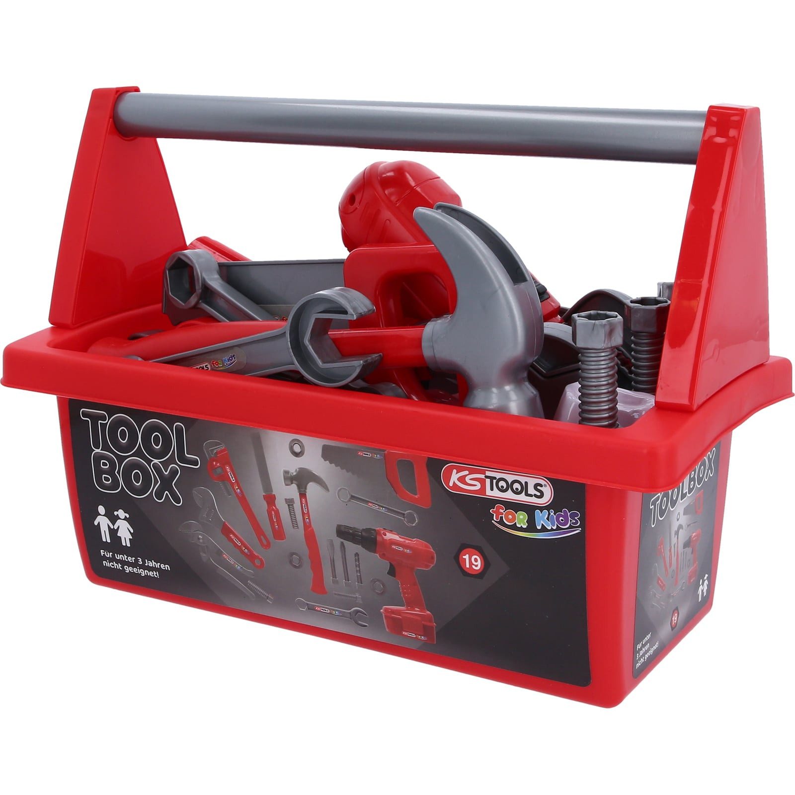 KS Tools Kinder-Werkzeug-Set KS TOOLS Werkzeug-Box für Kinder - 100073