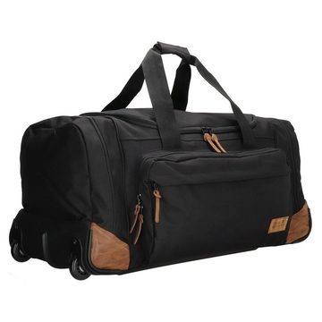 HTI-Living Reisetasche Reisetasche mit Rollen Schwarz (Stück, 1-tlg), Reisetrolley