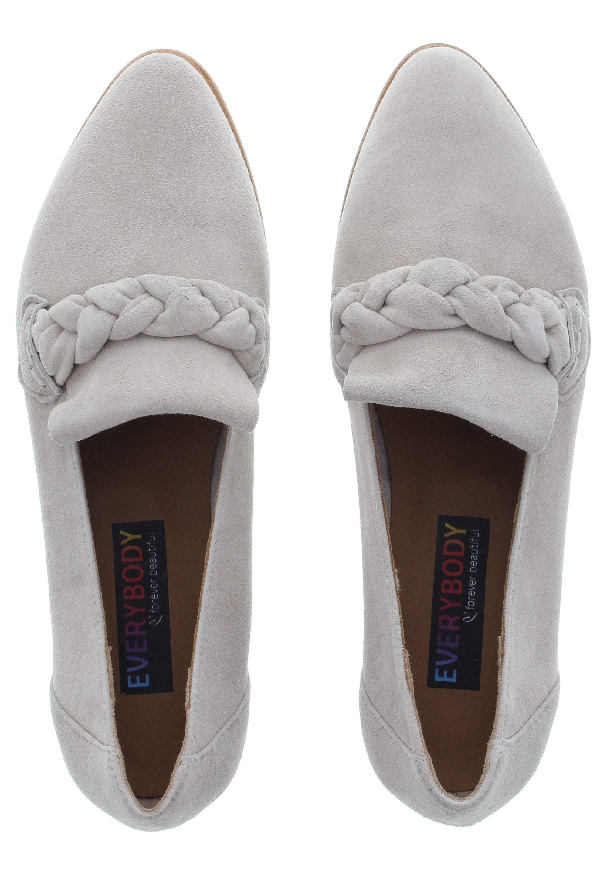 Everybody BULBO - Lederslipper mit Flechtdetail Ballerina