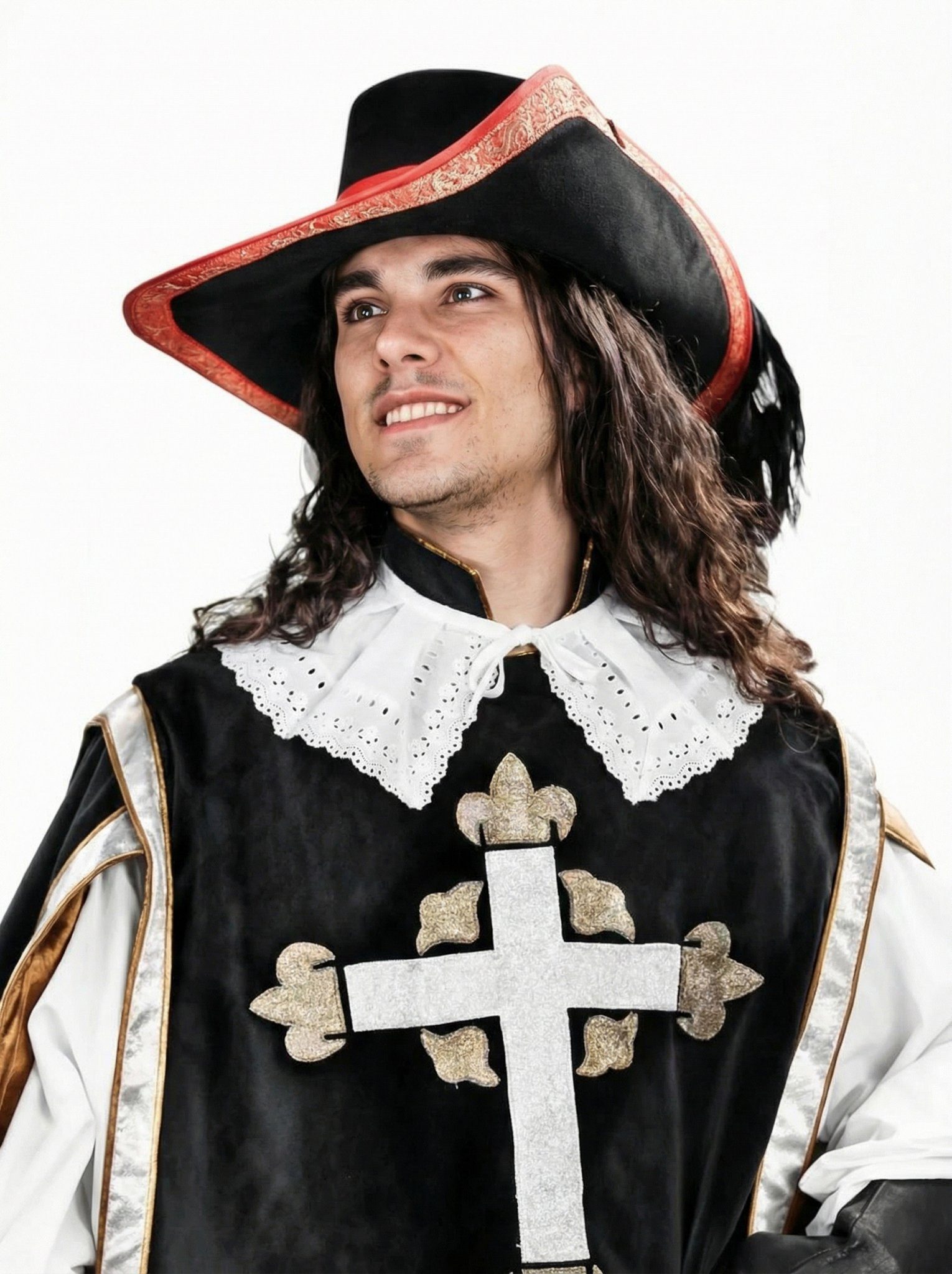 thetru Krawatte Musketier Kragen Stilvolles Accessoire für Euer historische günstig online kaufen