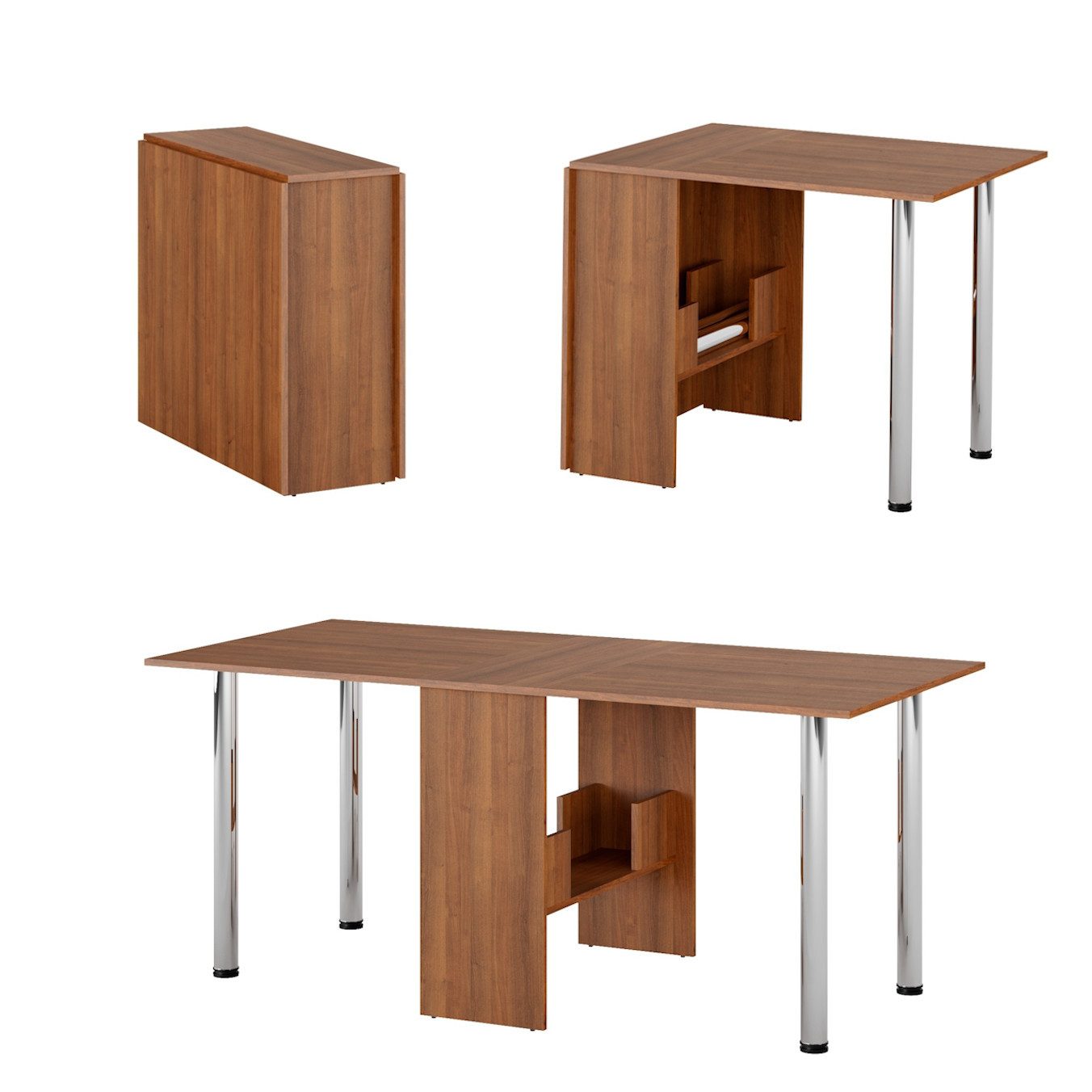 Rodnik Esstisch Amelie, klappbar, stabil & platzsparend, praktische abschraubbare Beine