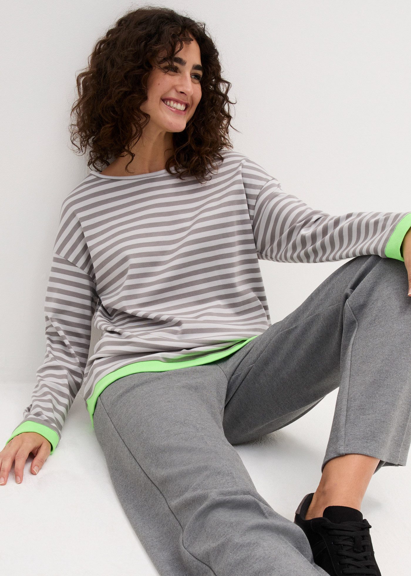 bonprix Langarmshirt Langarmshirt günstig online kaufen