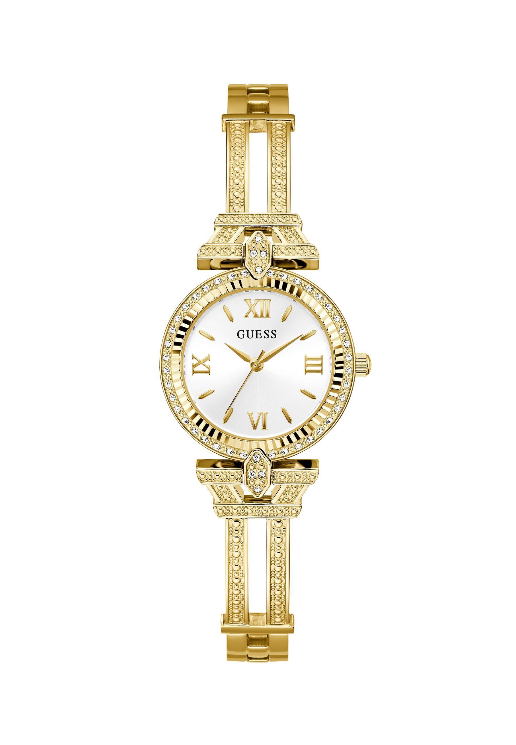 Guess Quarzuhr DELPHINE, (1-tlg., Not a set – not applicable to this product), Quarz Analog