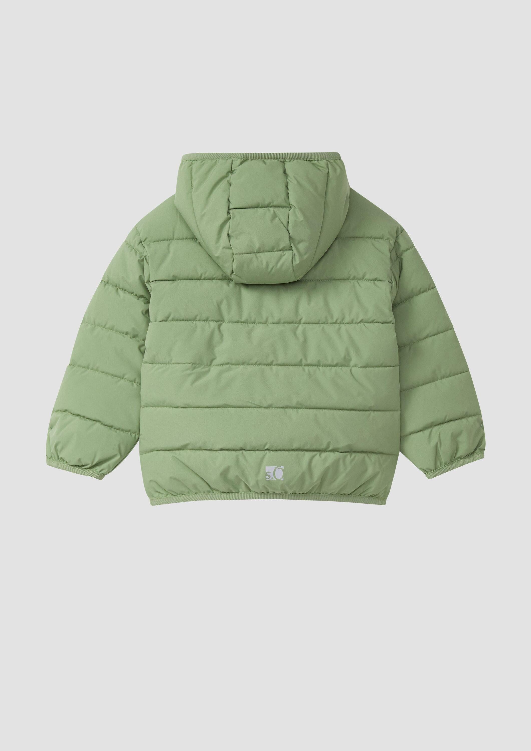 s.Oliver Funktionsjacke Outdoor-Jacke Unisex Steppjacke mit Kapuze in Oversize