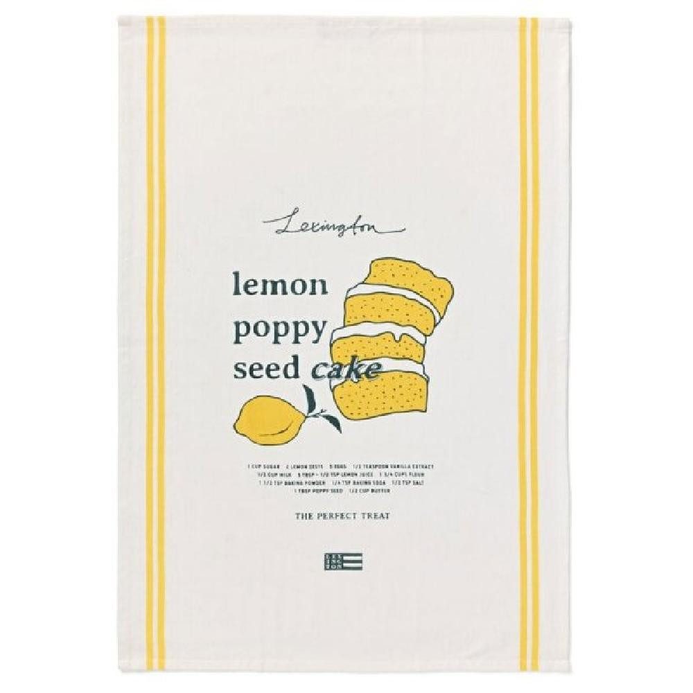 Lexington Geschirrtuch LEXINGTON Geschirrtuch Lemon Poppy Org Zitrone (50x70cm)