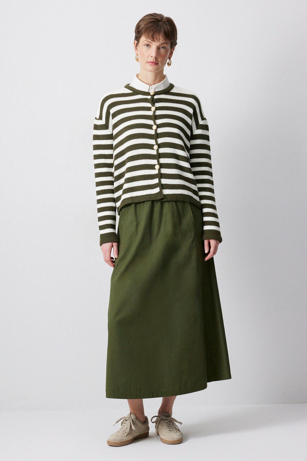 touche prive Strickjacke GESTREIFTE KURZE Strickjacke günstig online kaufen