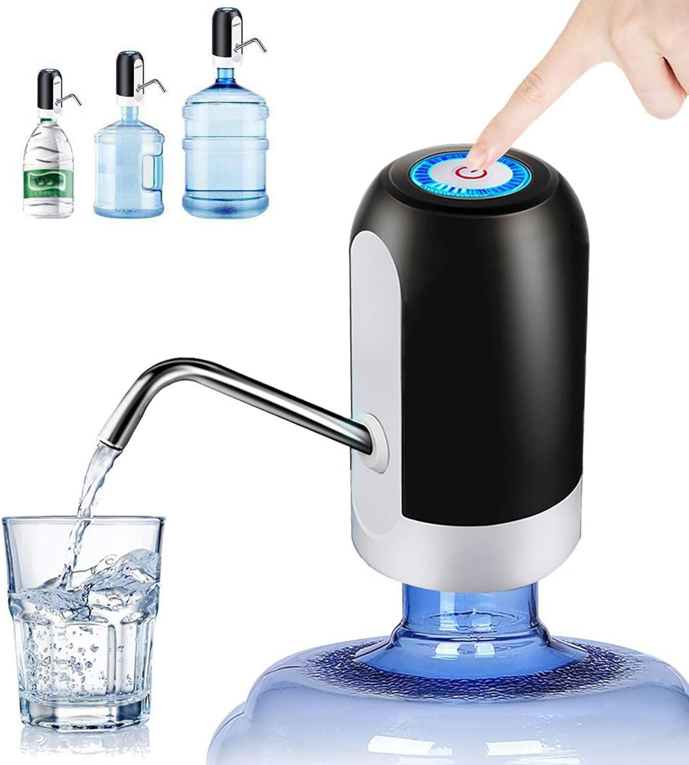 Wasserkocher Wasserflaschenpumpe USB Wiederaufladbare, Wasserflaschen Spenderpumpe