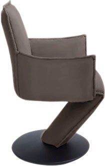 K+W Komfort Struktur Drive, Sessel Metall & Sitzschale, Drehstuhl in Wohnen schwarz federnder mit Drehteller