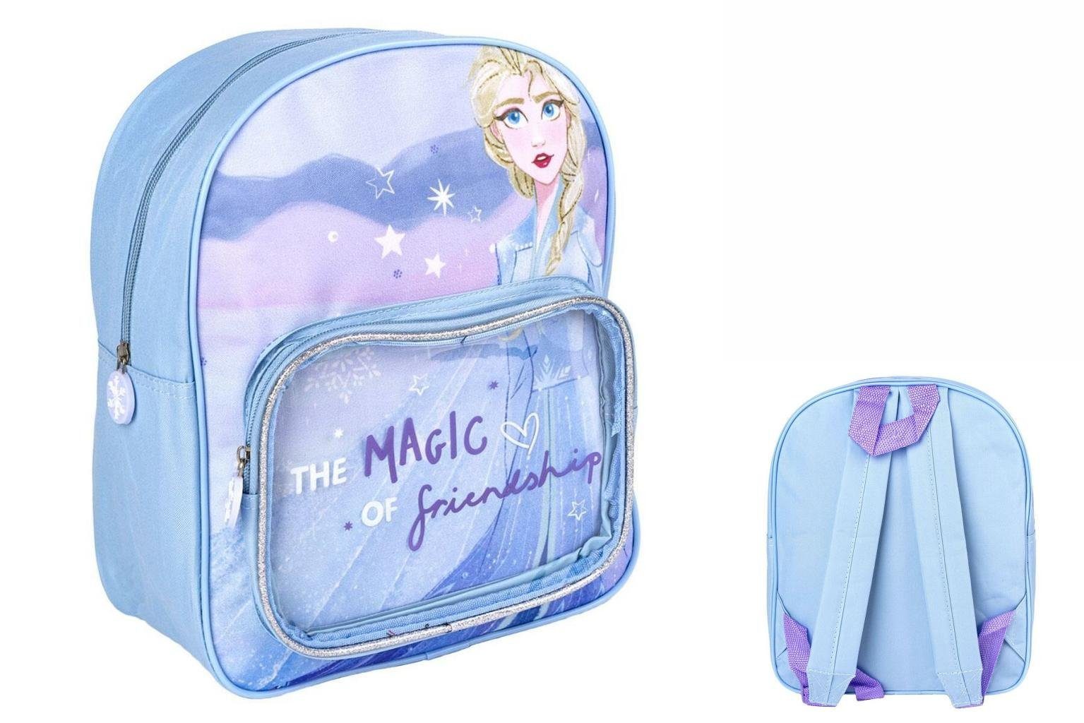 Frozen Rucksack Eiskönigin Disney Kinder-Rucksack Frozen Blau 25 x 30 x 12 cm