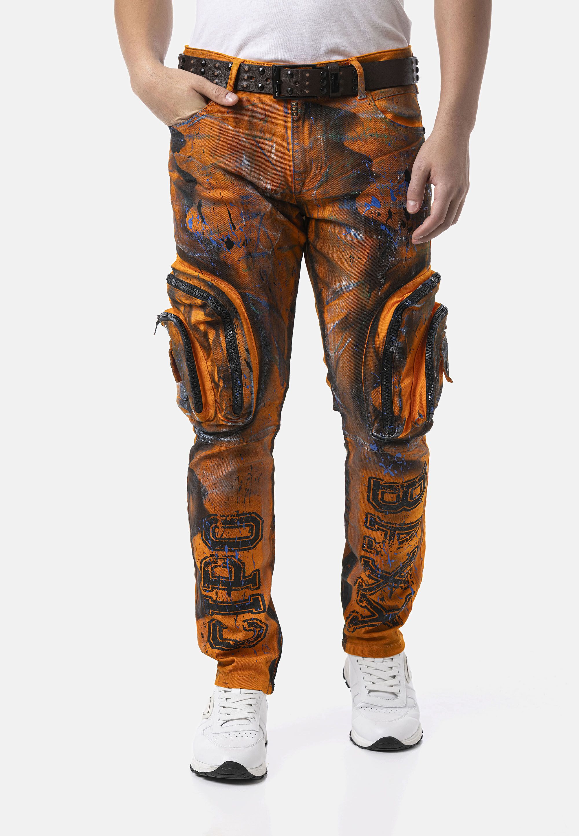Cipo & Baxx Cargojeans CD902 mit Cargo-Taschen