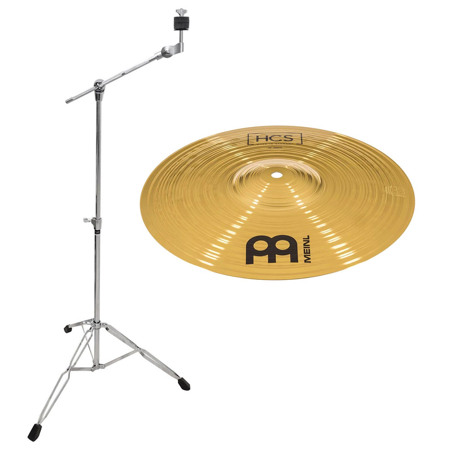 Meinl Cymbals Becken Meinl Becken HCS12S Splash 12 Zoll mit Beckenständer, Becken, 12 Zoll Splash Becken mit Beckenständer